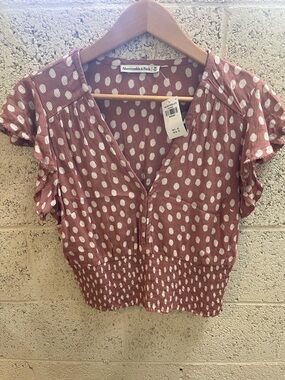 Abercrombie and Fitch Mauve Blouse